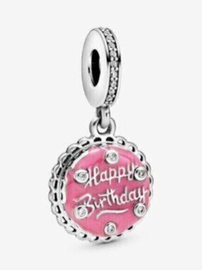 Pandora Pink Birthday Cake Dangle Charm
